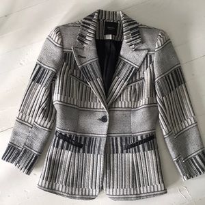 Smythe black and white blazer